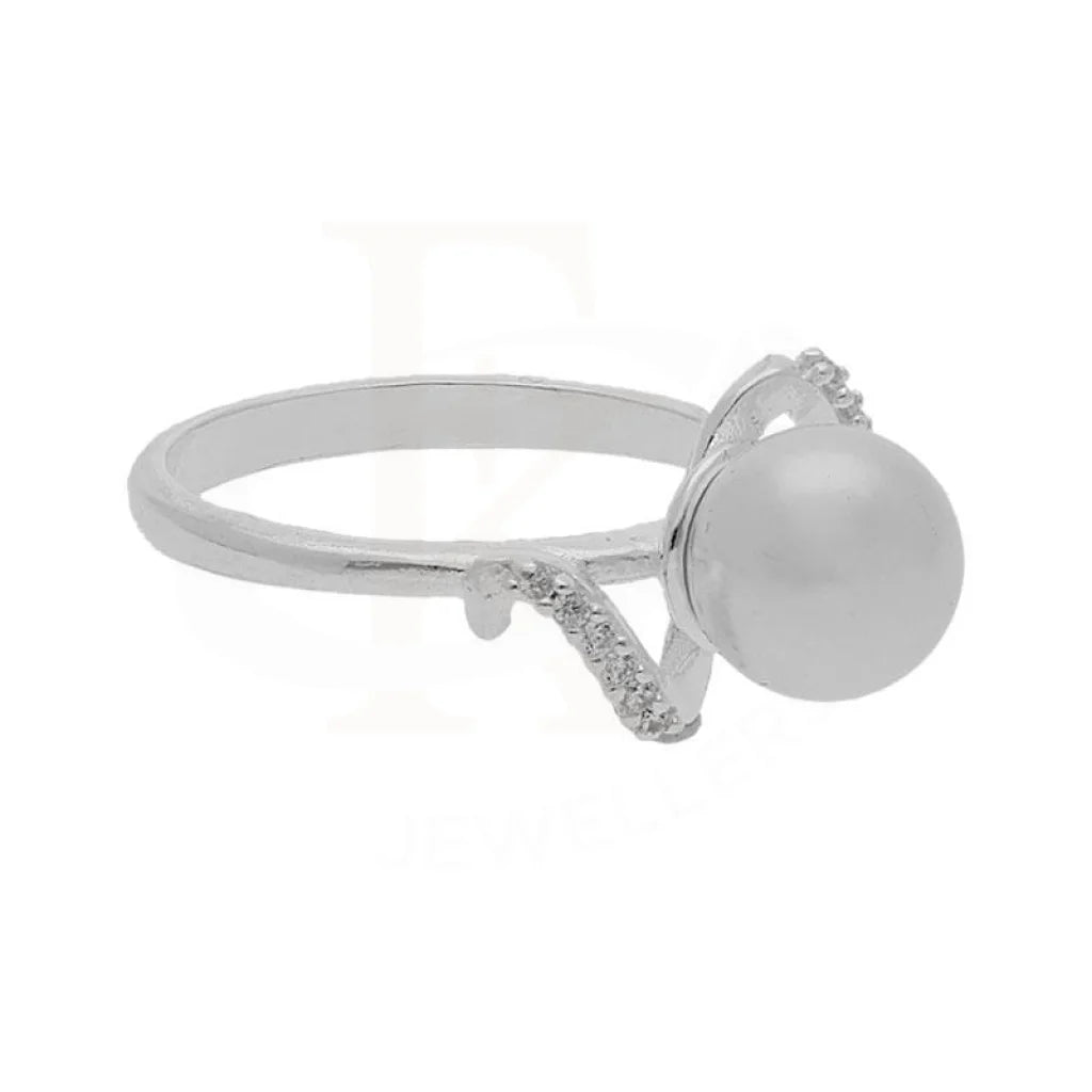 Sterling Silver 925 Pearl Ring - Fkjrnsl3687 Rings