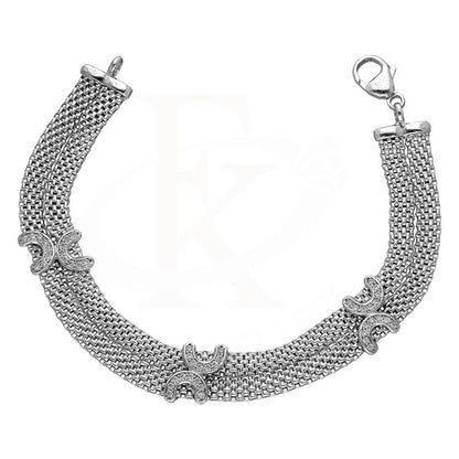 Italian Silver 925 Pendant Set (Necklace Earrings And Bracelet) - Fkjnklstsl2253 Sets