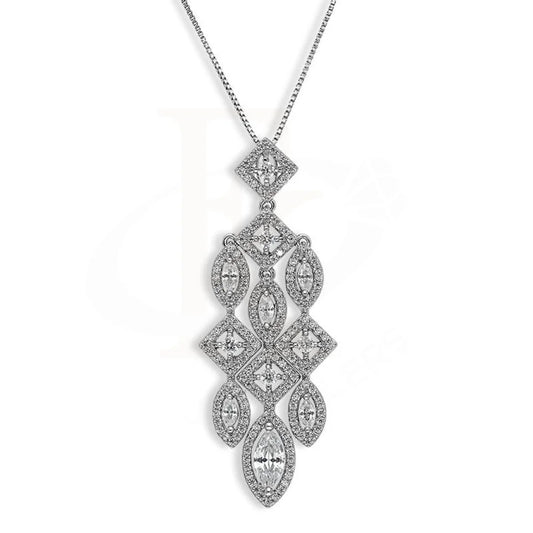 Italian Silver 925 Pendant Set (Necklace Earrings And Ring) - Fkjnklstsl2285 Sets