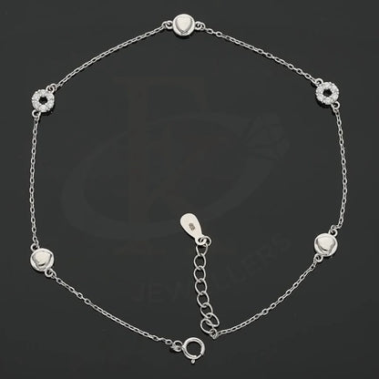 Italian Silver 925 Rings And Balls Anklet - Fkjanklsl1987 Anklets