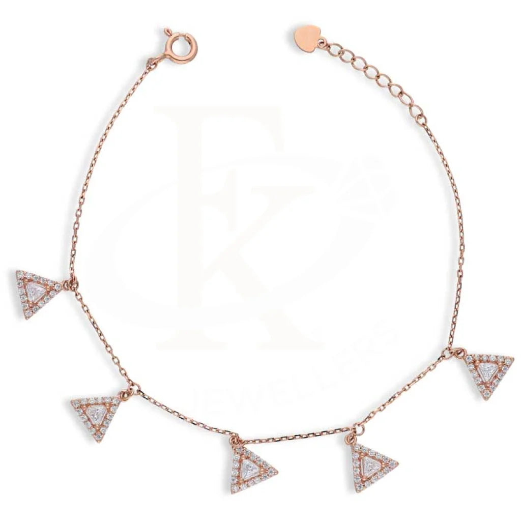 Sterling Silver 925 Rose Gold Plated Bracelet - Fkjbrlsl2770 Bracelets