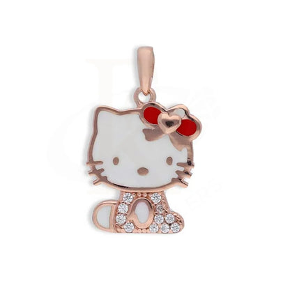 Sterling Silver 925 Rose Gold Plated Hello Kitty Pendant - Fkjpndsl3002 Pendants