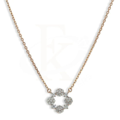 Italian Silver 925 Rose Gold Plated Necklace - Fkjnklsl2590 Necklaces