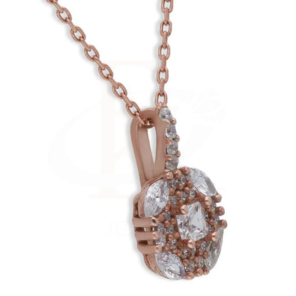 Sterling Silver 925 Rose Gold Plated Necklace - Fkjnklsl3008 Necklaces