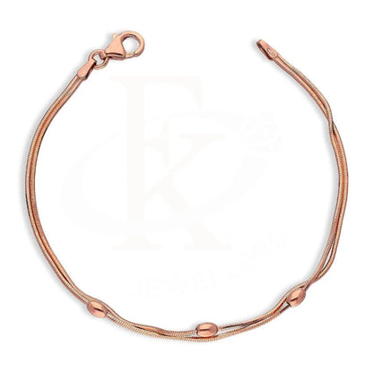 Italian Silver 925 Rose Gold Plated Pendant Set (Necklace And Bracelet) - Fkjnklstsl2334 Sets