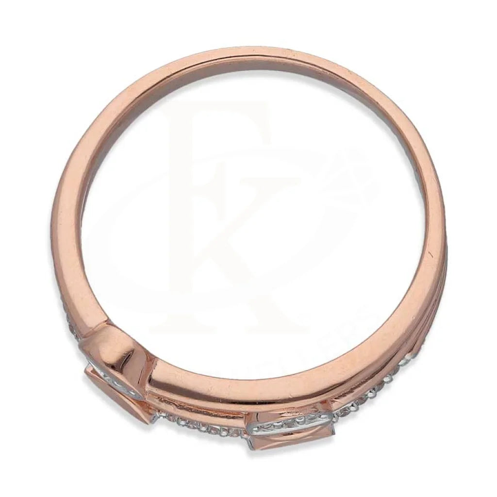 Sterling Silver 925 Rose Gold Plated Ring - Fkjrnsl3539 Rings