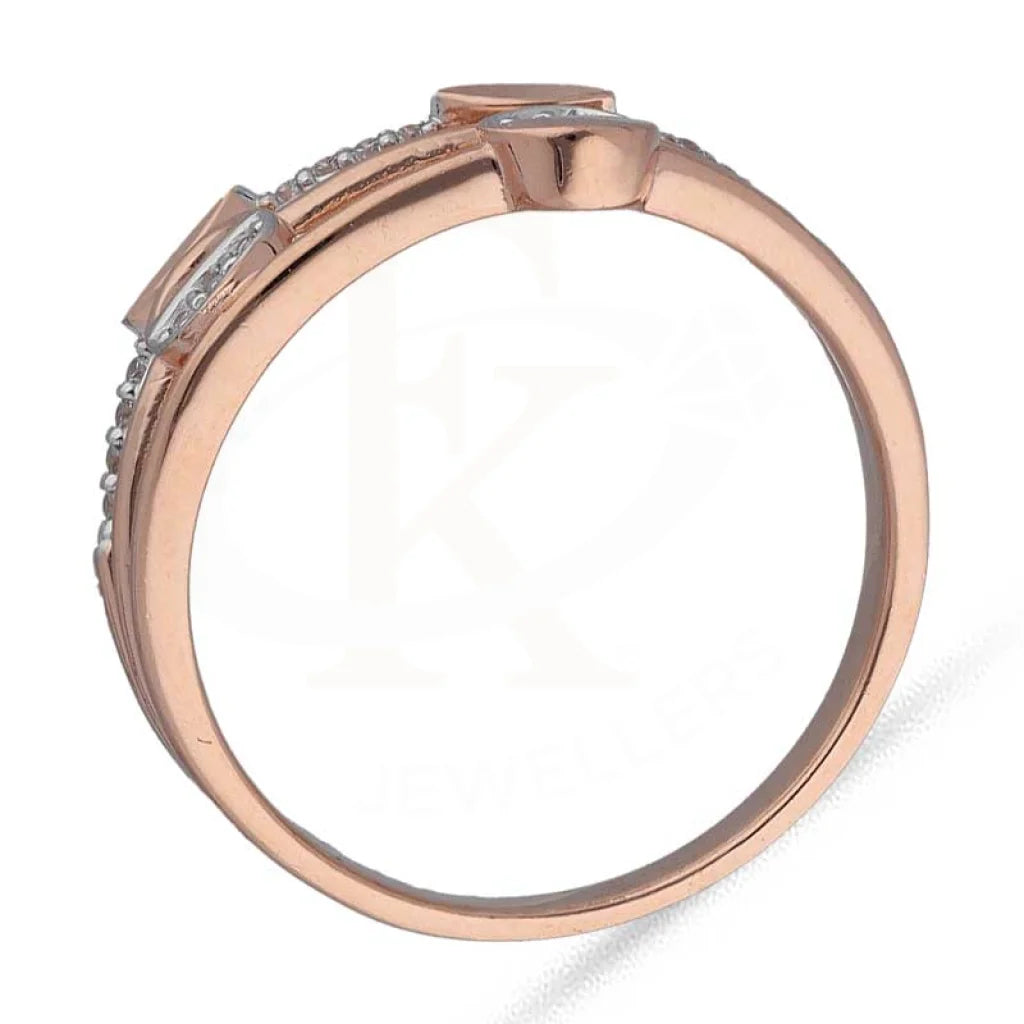 Sterling Silver 925 Rose Gold Plated Ring - Fkjrnsl3539 Rings