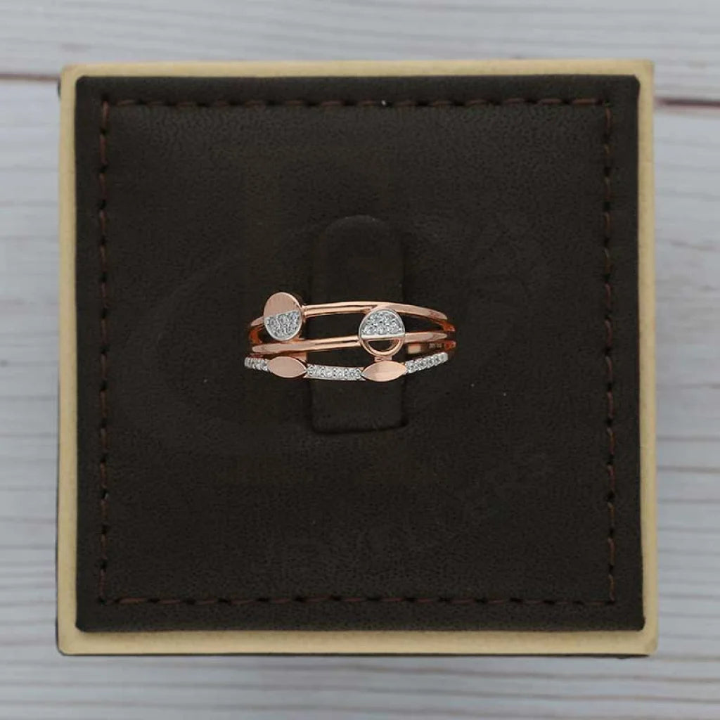 Sterling Silver 925 Rose Gold Plated Ring - Fkjrnsl3539 Rings