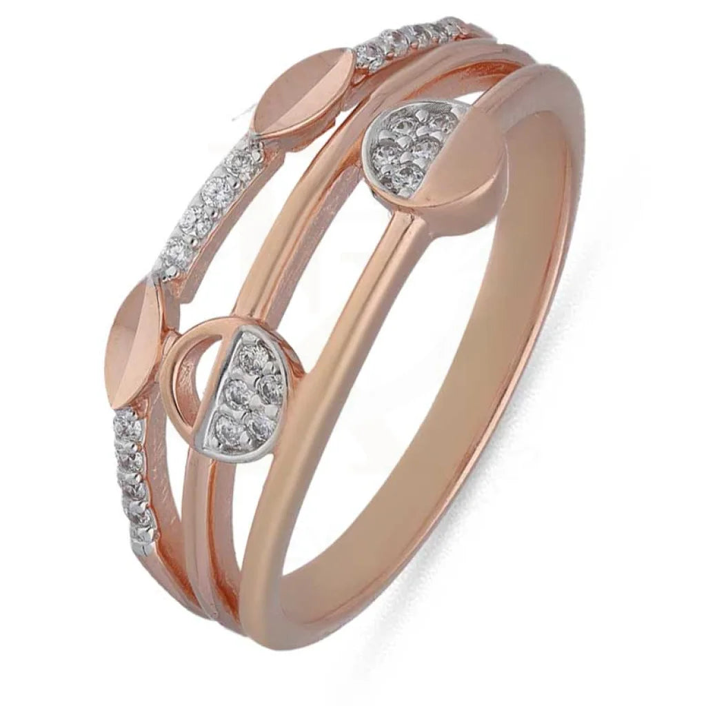 Sterling Silver 925 Rose Gold Plated Ring - Fkjrnsl3539 Rings