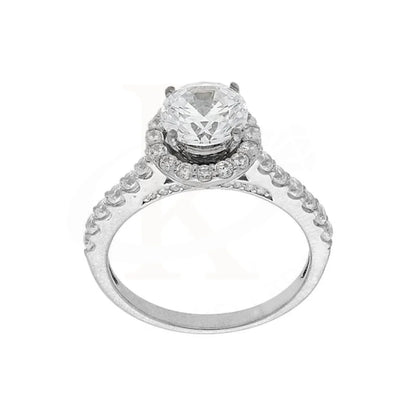 Italian Silver 925 Round Cut Solitaire Ring - Fkjrn2078 Rings