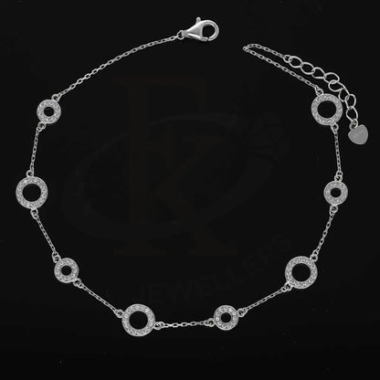 Sterling Silver 925 Round Shaped Anklet - Fkjanklsl2020 Anklets