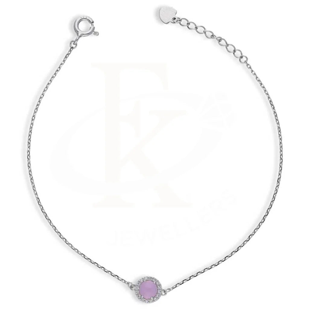 Sterling Silver 925 Round Shaped Bracelet - Fkjbrlsl2765 Bracelets