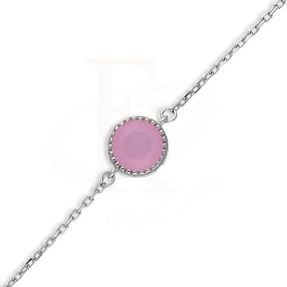 Sterling Silver 925 Round Shaped Bracelet - Fkjbrlsl2775 Bracelets