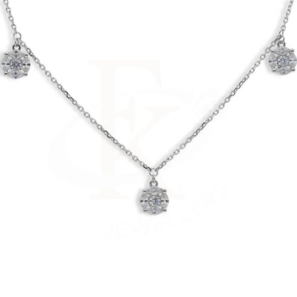 Sterling Silver 925 Round Shaped Necklace - Fkjnklsl2937 Necklaces