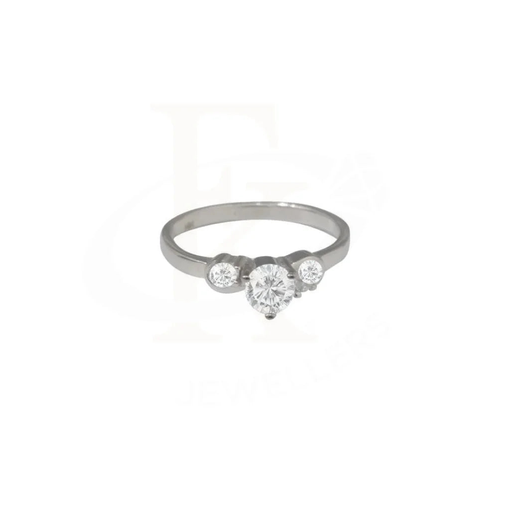 Italian Silver 925 Solitaire Ring - Fkjrn1532 Rings