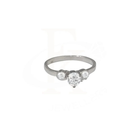 Italian Silver 925 Solitaire Ring - Fkjrn1532 Rings