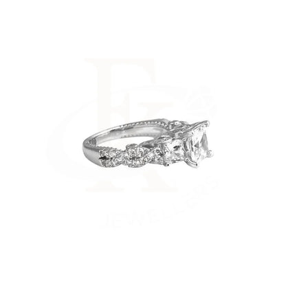 Italian Silver 925 Solitaire Ring - Fkjrn1777 Rings