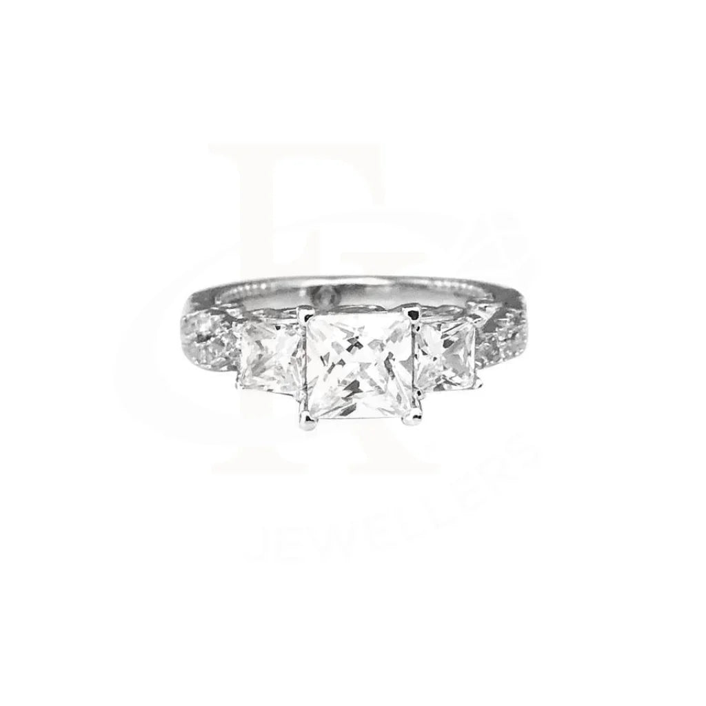 Italian Silver 925 Solitaire Ring - Fkjrn1777 Rings