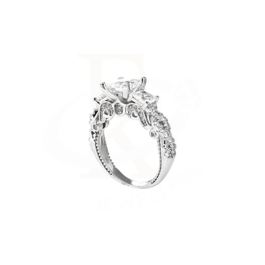 Italian Silver 925 Solitaire Ring - Fkjrn1777 Rings