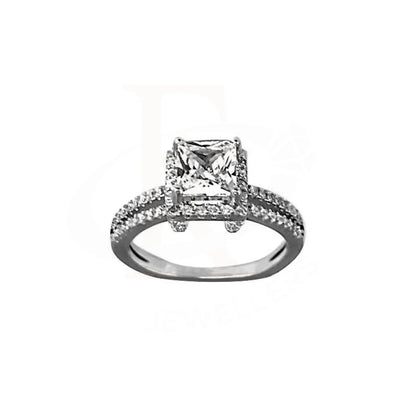 Italian Silver 925 Solitaire Ring - Fkjrn1780 Rings