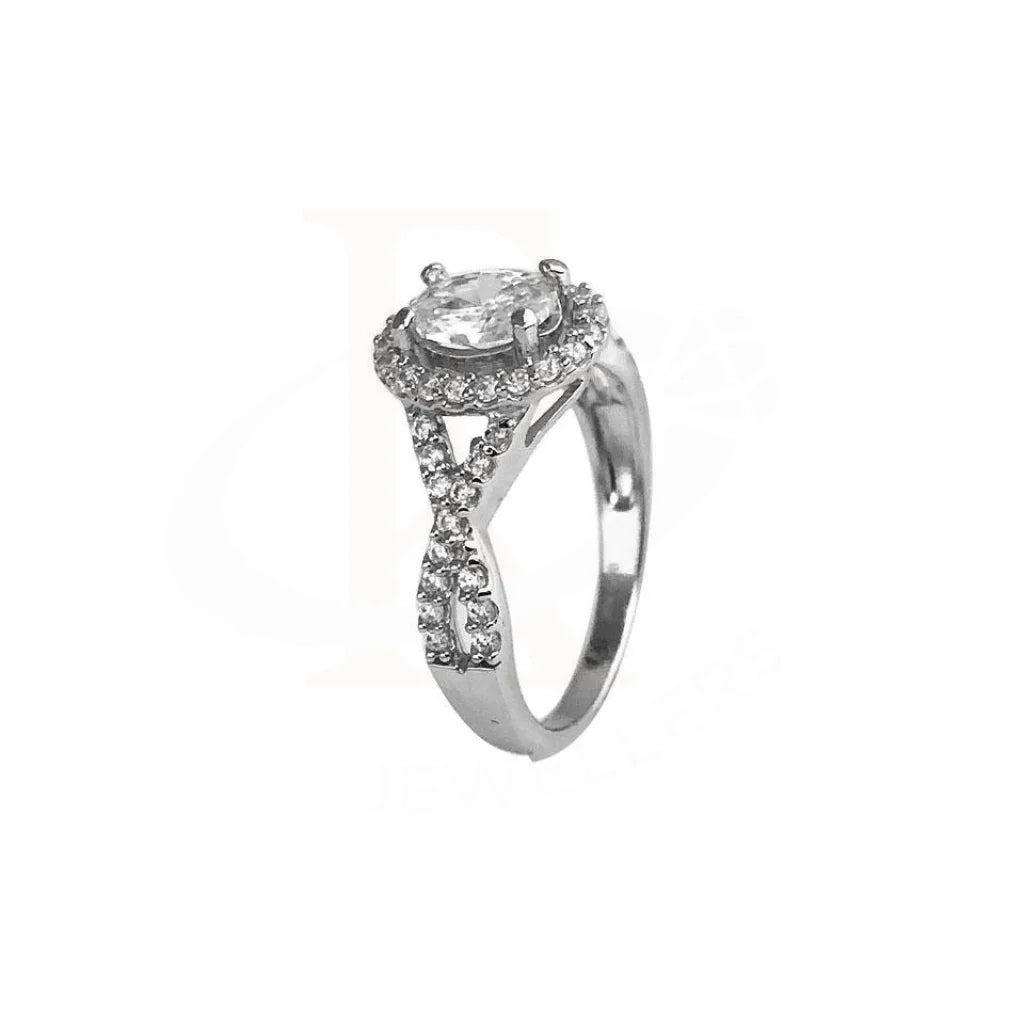 Italian Silver 925 Solitaire Ring - Fkjrn1788 Rings