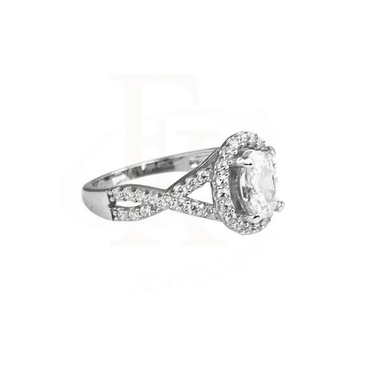 Italian Silver 925 Solitaire Ring - Fkjrn1788 Rings