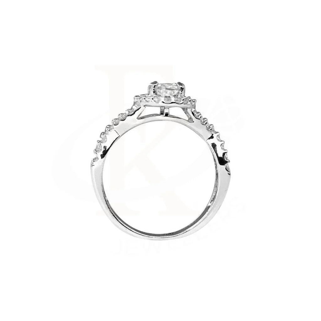 Italian Silver 925 Solitaire Ring - Fkjrn1788 Rings