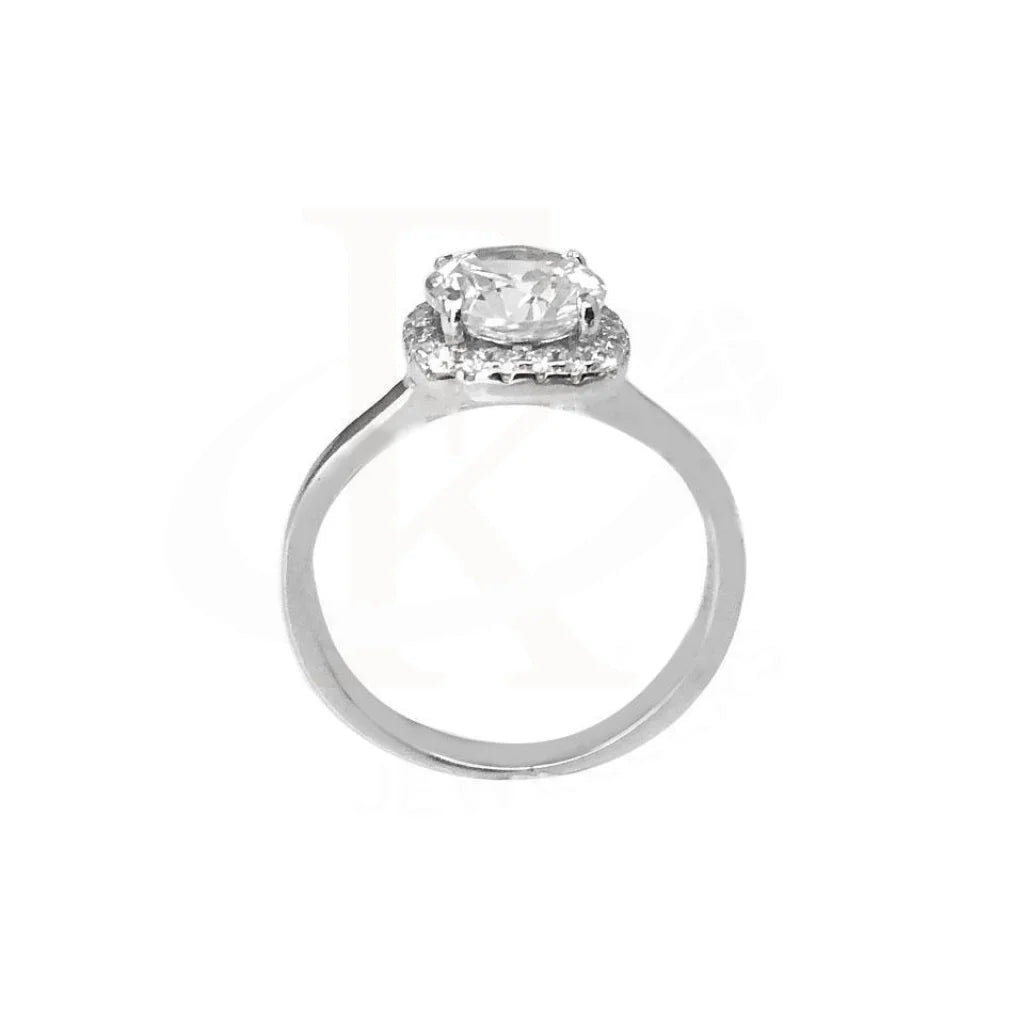 Italian Silver 925 Solitaire Ring - Fkjrn1791 Rings