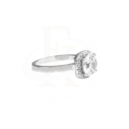 Italian Silver 925 Solitaire Ring - Fkjrn1791 Rings