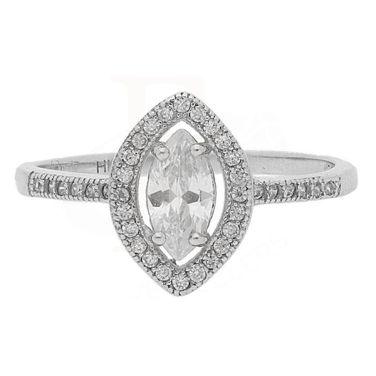 Italian Silver 925 Solitaire Ring - Fkjrn1796 Rings