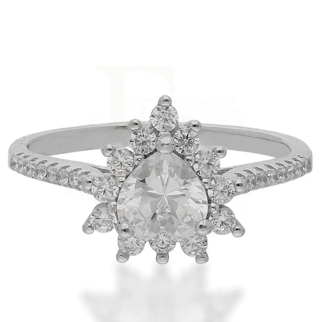 Italian Silver 925 Solitaire Ring - Fkjrnsl2460 Rings