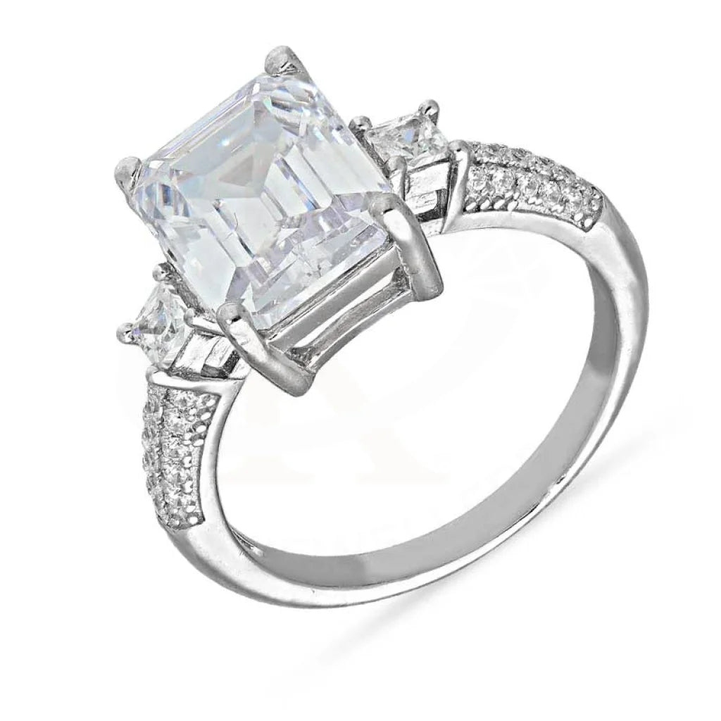 Italian Silver 925 Solitaire Ring - Fkjrnsl2930 Rings