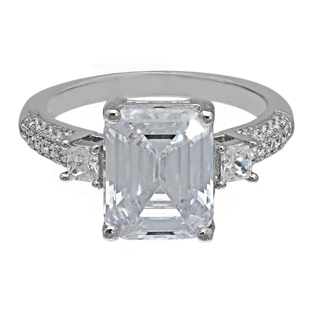 Italian Silver 925 Solitaire Ring - Fkjrnsl2930 Rings