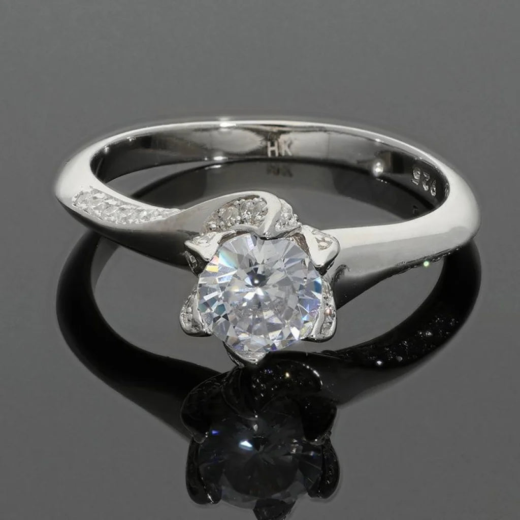 Italian Silver 925 Solitaire Ring - Fkjrnsl2937 Rings