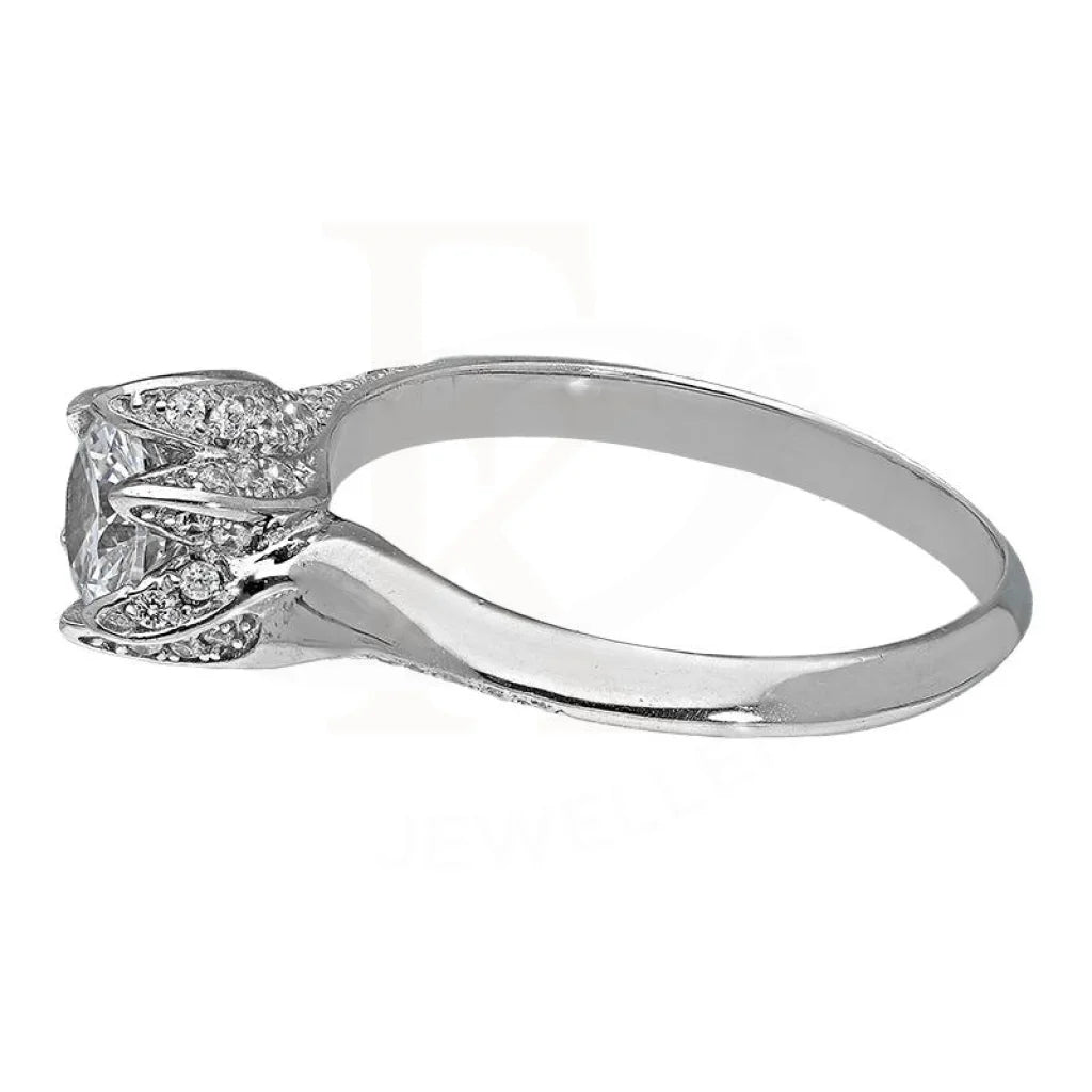 Italian Silver 925 Solitaire Ring - Fkjrnsl2937 Rings