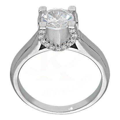 Italian Silver 925 Solitaire Ring - Fkjrnsl2950 Rings