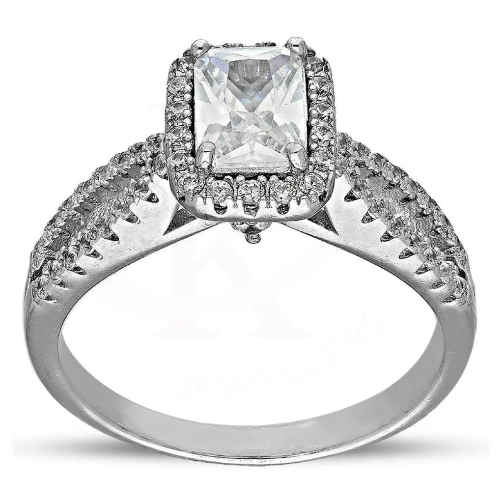 Italian Silver 925 Solitaire Ring - Fkjrnsl2996 Rings