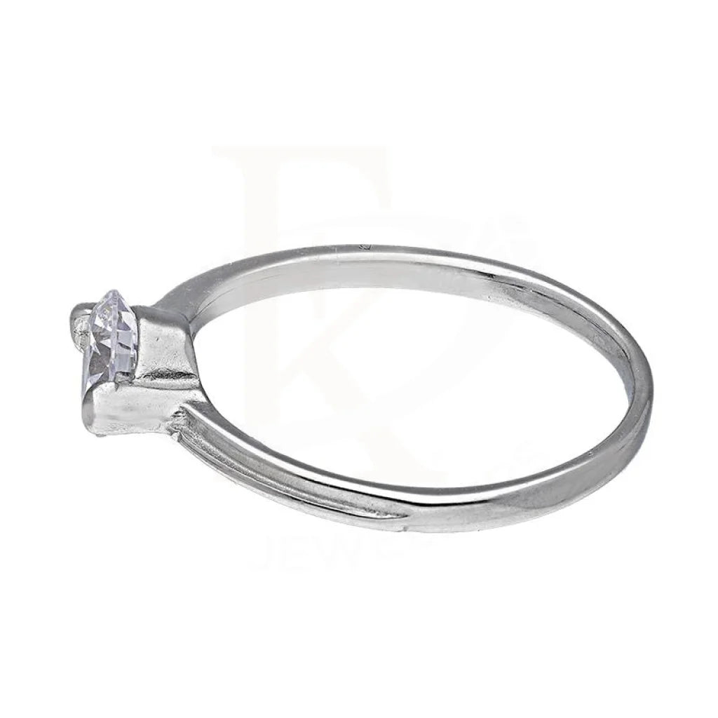 Italian Silver 925 Solitaire Ring - Fkjrnsl3498 Rings