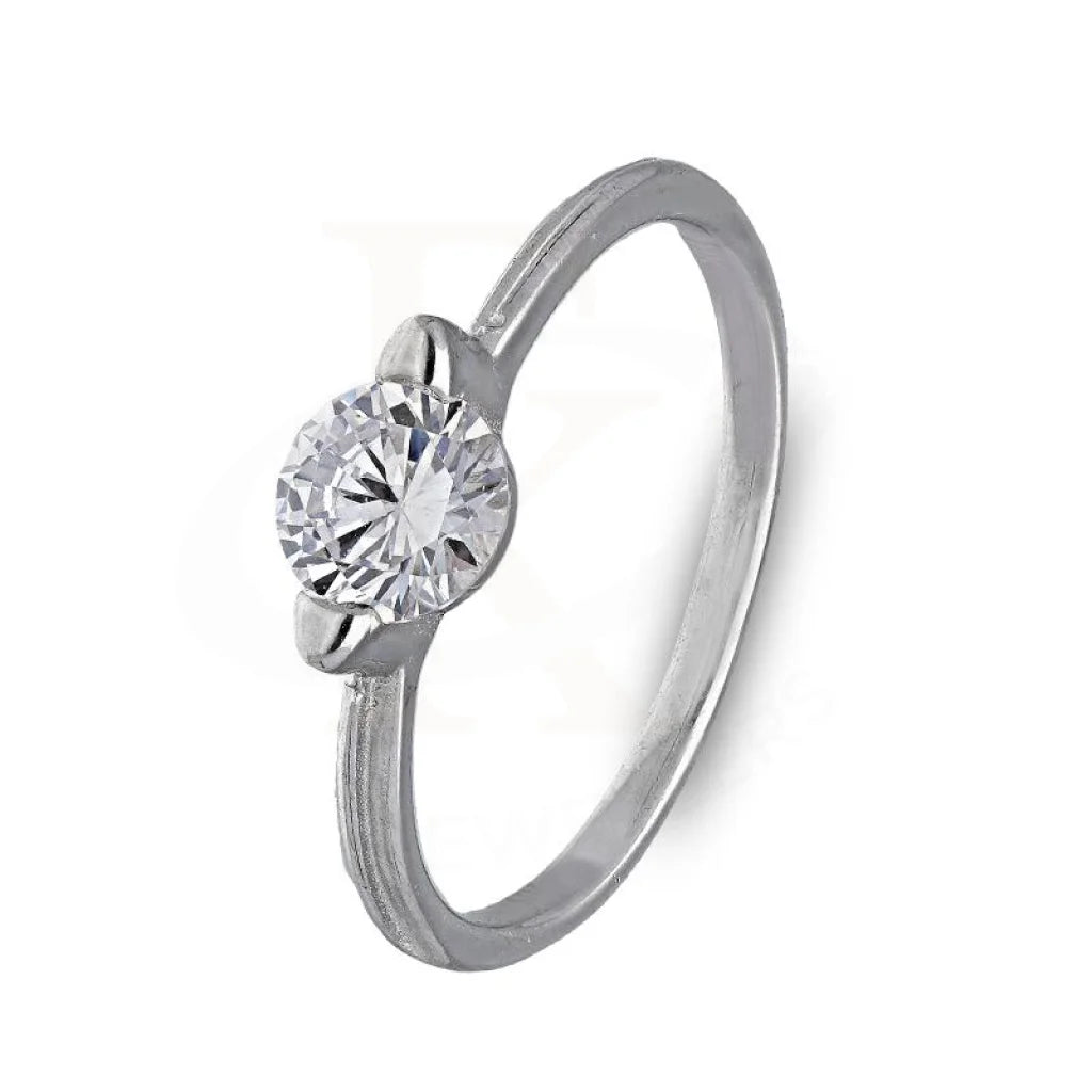 Italian Silver 925 Solitaire Ring - Fkjrnsl3498 Rings