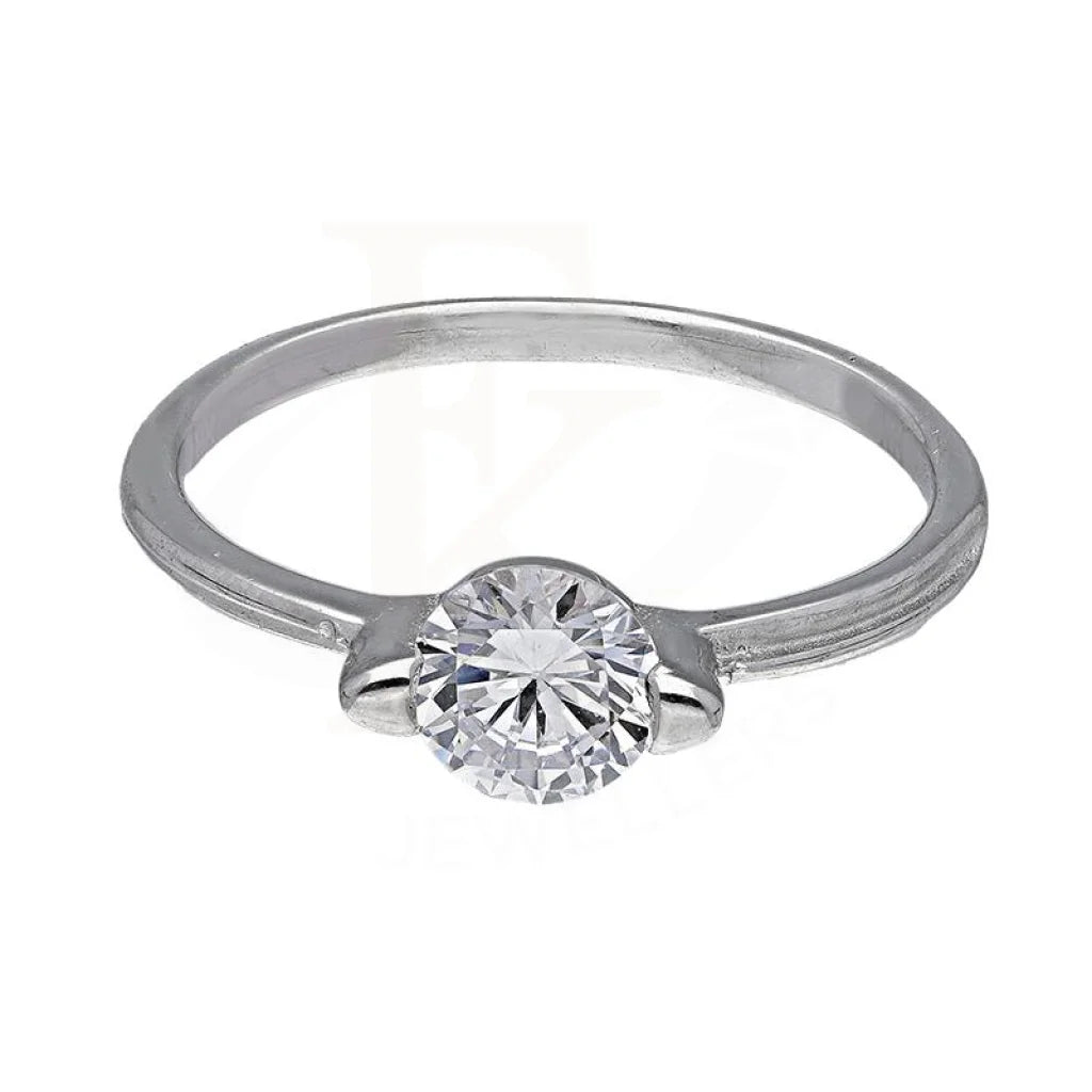 Italian Silver 925 Solitaire Ring - Fkjrnsl3498 Rings