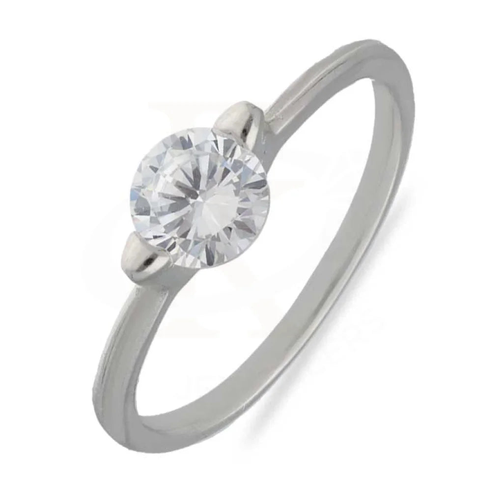 Sterling Silver 925 Solitaire Ring - Fkjrnsl3655 Rings