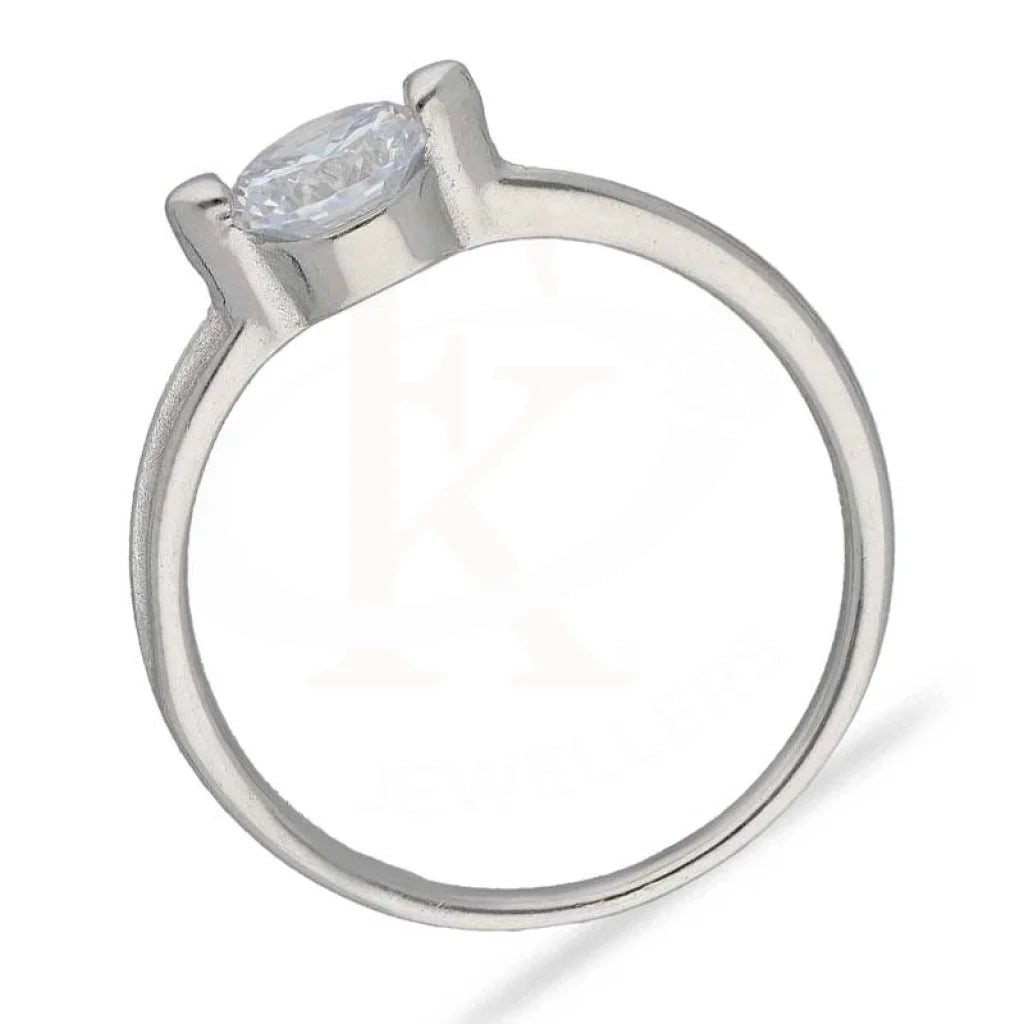 Sterling Silver 925 Solitaire Ring - Fkjrnsl3655 Rings