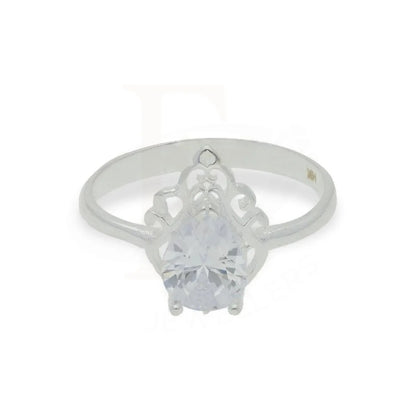 Sterling Silver 925 Solitaire Ring - Fkjrnsl3690 Rings