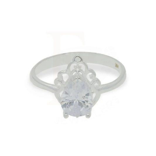 Sterling Silver 925 Solitaire Ring - Fkjrnsl3690 Rings