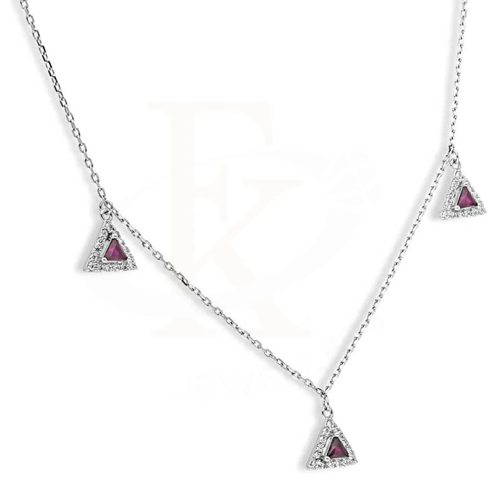 Sterling Silver 925 Solitaires Necklace - Fkjnklsl2883 Necklaces