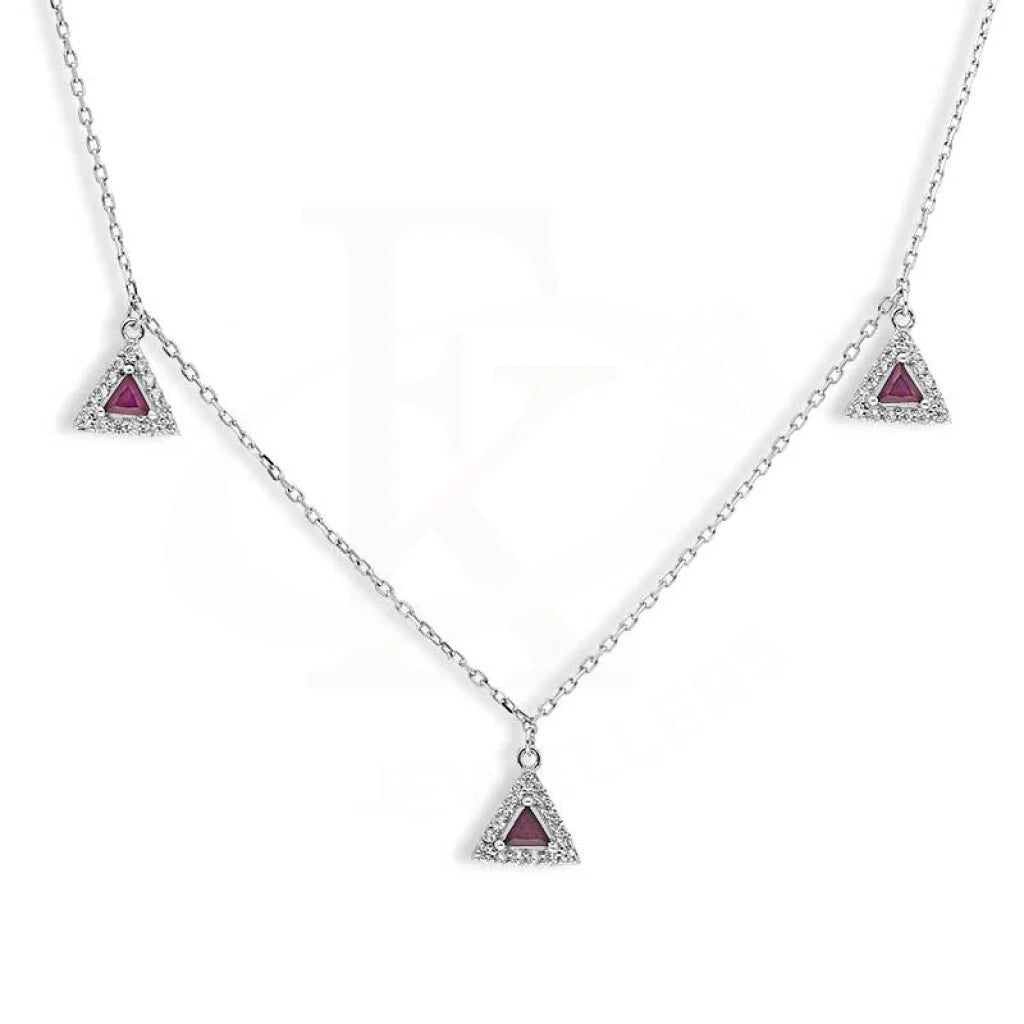 Sterling Silver 925 Solitaires Necklace - Fkjnklsl2883 Necklaces