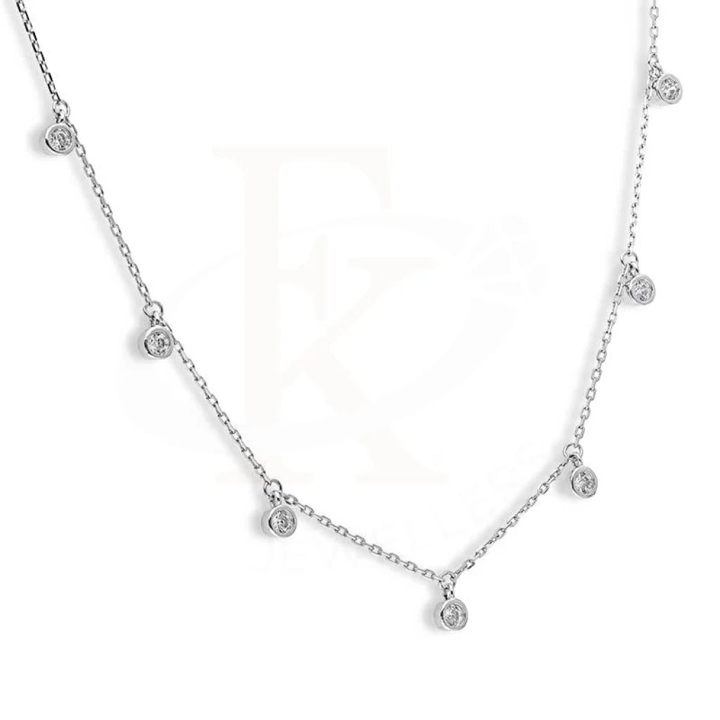 Sterling Silver 925 Solitaires Necklace - Fkjnklsl2889 Necklaces