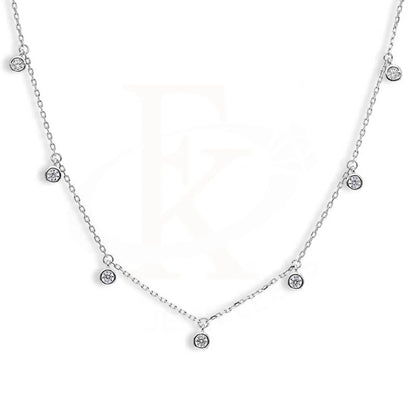 Sterling Silver 925 Solitaires Necklace - Fkjnklsl2889 Necklaces