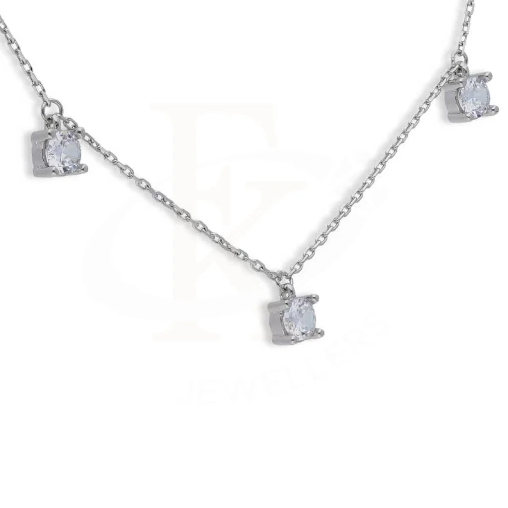 Sterling Silver 925 Solitaires Necklace - Fkjnklsl2929 Necklaces