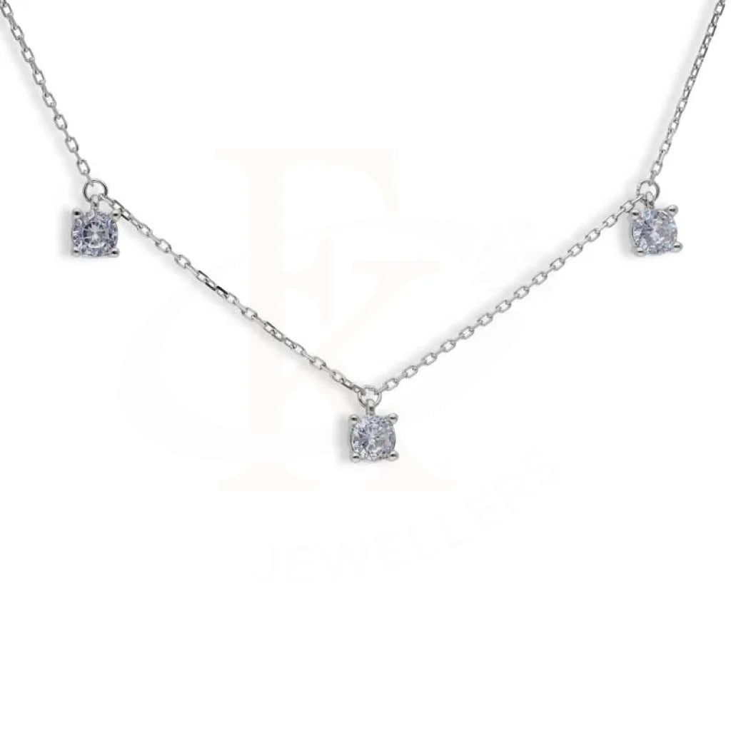 Sterling Silver 925 Solitaires Necklace - Fkjnklsl2929 Necklaces